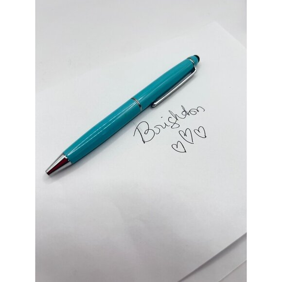 Brighton Stylus aqua green pen NWT add your favorite charm and change it up $28 - Picture 1 of 7